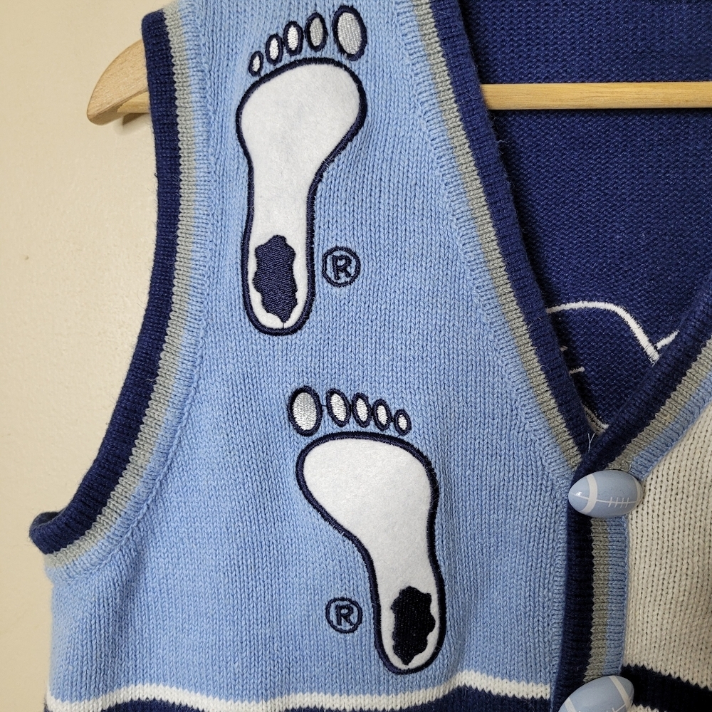 Vintage UNC Tarheels Sweater Vest Size M - Picture 6 of 11
